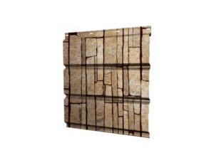 Софит металлический полная перфорация 0,45 Print Elite с пленкой Sand Stone TwinColor