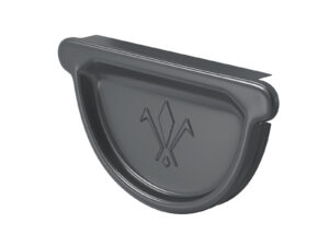 150/100 Aquasystem PURAL Matt Заглушка универсальная с резиновым уплотнителем RR 23 темно-серый