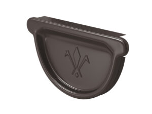 125/90 Aquasystem PURAL Matt Заглушка универсальная с резиновым уплотнителем RR 32 темно-коричневый