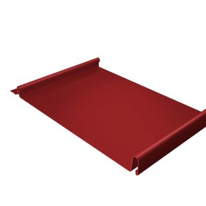 Кликфальц Grand Line 0,45 PE с пленкой на замках RAL 3003 рубиново-красный