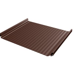 Кликфальц Pro Gofr Grand Line 0,45 Drap с пленкой на замках RAL 8017 шоколад