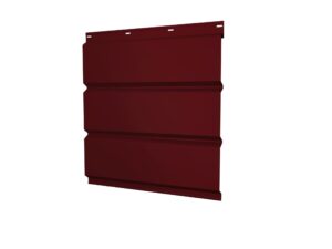 Софит металлический без перфорации 0,45 Drap с пленкой RAL 3005 красное вино