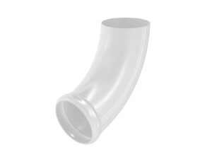 150/100 Aquasystem PURAL Отвод трубы декорированный RR 20 мраморно-белый