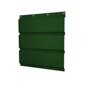 Софит металлический без перфорации 0,5 Satin с пленкой RAL 6005 зеленый мох