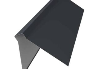 Планка конька плоского 220х50х220 0,4 PE с пленкой RAL 7024 мокрый асфальт (2м)