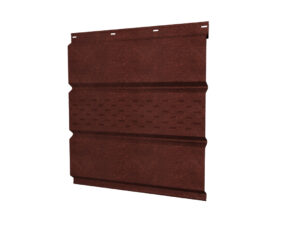 Софит металлический центральная перфорация 0,45 Print Elite с пленкой Cherry Wood TwinColor