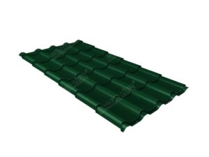 Grand Line Металлочерепица камея 0,5 Satin Matt TX RAL 6005 зеленый мох