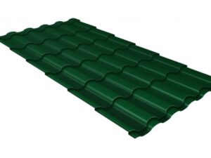 Grand Line Металлочерепица кредо 0,5 Satin RAL 6005 зеленый мох