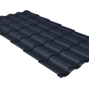 Grand Line Металлочерепица кредо 0,5 Satin RAL 7024 мокрый асфальт