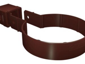 Хомут трубы Kliker ПВХ Grand Line Premium шоколадный (инд.упак.) (RAL 8017)