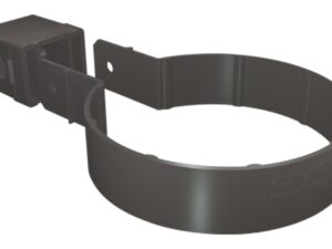 Хомут трубы Kliker ПВХ Grand Line Premium графит (инд.упак.) (RAL 7024)