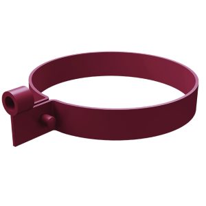 Хомут трубы Lite ПВХ Grand Line бордо (RAL 3005)