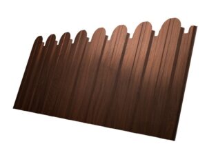 Профнастил C10A 0,45 Print Elite Choco Wood TwinColor