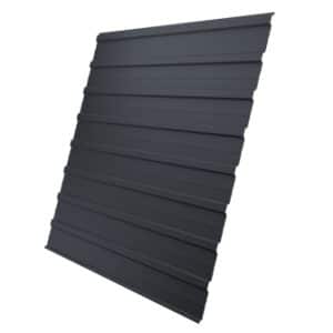 Профнастил HC35R 0,45 PE-Double RAL 7024 мокрый асфальт