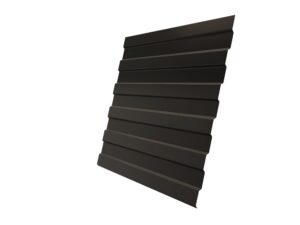 Профнастил С8А 0,5 Satin Мatt RR 32 темно-коричневый