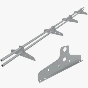 Снегозадержатель трубчатый NewLine D-25мм 3м RAL 9006