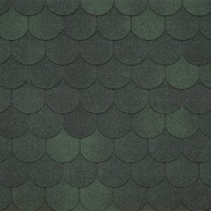 Tegola Гибкая черепица ASSISI Verde 473 (2,9м2)