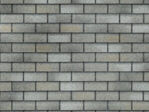 ТЕХНОНИКОЛЬ HAUBERK фасадная плитка, Серо-бежевый кирпич & 4T4Х21-9006RUS (2м2)