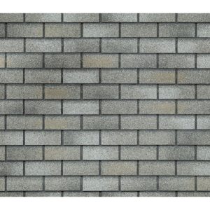 ТЕХНОНИКОЛЬ HAUBERK фасадная плитка, Серо-бежевый кирпич & 4T4Х21-9006RUS (2м2)