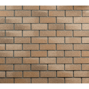 ТЕХНОНИКОЛЬ HAUBERK фасадная плитка, Песчаный кирпич & 4T4X21-9005RUS (2м2)