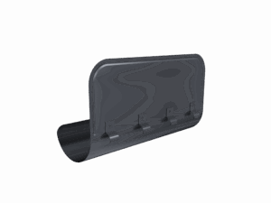 Ограничитель перелива GL PU 125/90 RAL 7024 мокрый асфальт