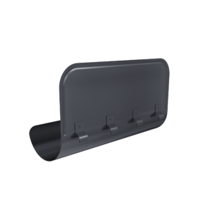 Ограничитель перелива GL PU 125/90 RAL 7024 мокрый асфальт