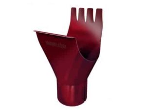 Воронка GL PU 125/90 мм RAL 3005 красное вино