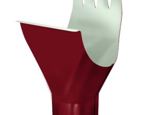 Воронка GL PE 125/90 мм RAL 3005 красное вино