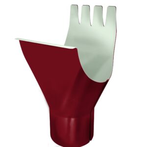 Воронка GL PE 125/90 мм RAL 3005 красное вино