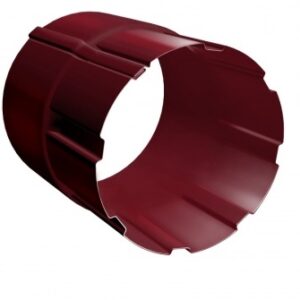 Соединитель трубы GL PU 90 мм RAL 3005 красное вино