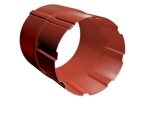 Соединитель трубы GL PU 90 мм RAL 8004 терракота