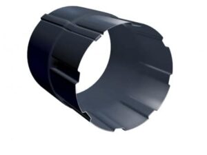 Соединитель трубы GL PU 100 мм RAL 7024 мокрый асфальт