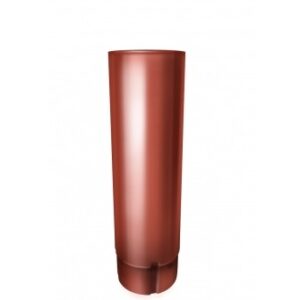 Труба круглая GL PU 90 мм 3 м RAL 8004 терракота