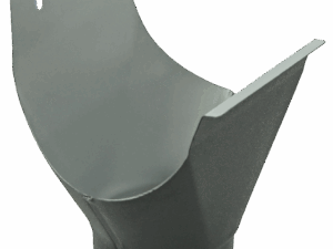 Воронка GL PE Matt 125/90 мм RAL 7024 мокрый асфальт