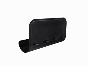 Ограничитель перелива GL PU 125/90 RAL 9005 черный