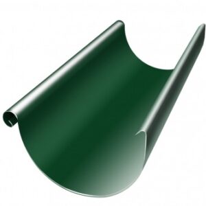 Желоб полукруглый GL PU 125 мм 3 м RAL 6005 зеленый мох