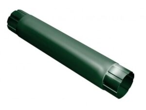 Труба круглая соединительная GL PU 90 мм 1 м RAL 6005 зеленый мох