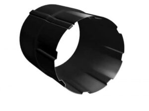 Соединитель трубы GL PU 90 мм RAL 9005 черный