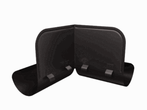 Ограничитель перелива угловой GL PU 125/90 RR 32 темно-коричневый