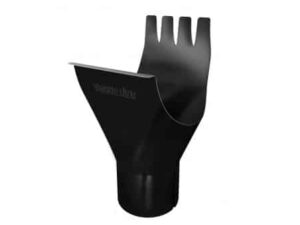 Воронка GL PU 125/90 мм RAL 9005 черный