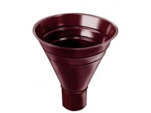 Воронка водосборная большая GL PU 250/90 мм RAL 3005 красное вино