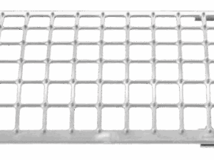 Решетка желоба защитная RAL 9003 сигнальный белый (0,6м)