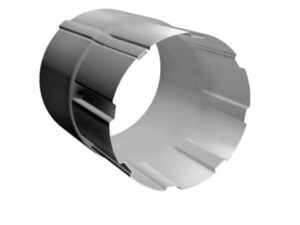Соединитель трубы GL PU 100 мм RAL 9003 сигнальный белый