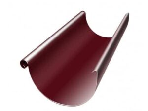 Желоб полукруглый GL PU 125 мм 3 м RAL 3005 красное вино