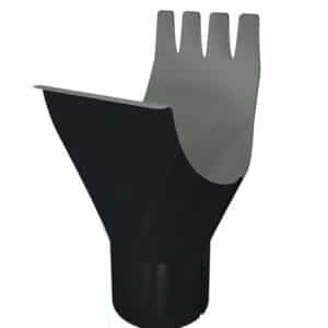 Воронка GL PE Matt 125/90 мм RAL 9005 черный