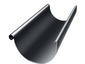 Желоб полукруглый GL PE 125 мм 3 м RAL 7024 мокрый асфальт