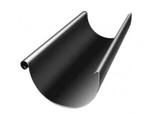 Желоб полукруглый GL PU 125 мм 3 м RAL 9005 черный