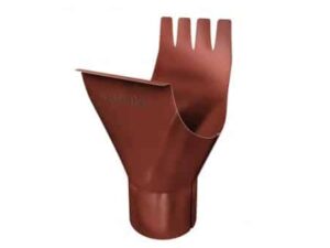 Воронка GL PU 125/90 мм RAL 8004 терракота