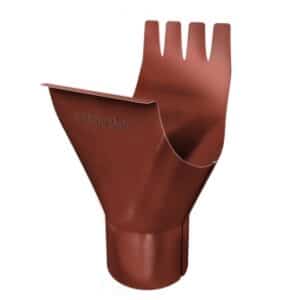 Воронка GL PU 125/90 мм RAL 8004 терракота